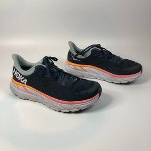 HOKA One One Clifton 7 Black Iris Blue Haze - Women's Size 8.5 US